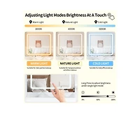 Sugift Large Modern Vanity Set with Three Level Storage Dresser
