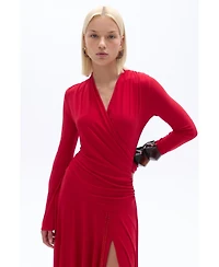 Nocturne Women's Double Breasted Long Dress