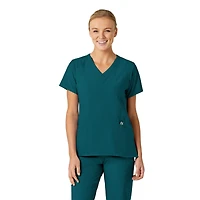 Wink Women's W123 Stylized V-Neck Scrub Top