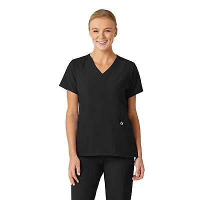 Wink Women's W123 Stylized V-Neck Scrub Top