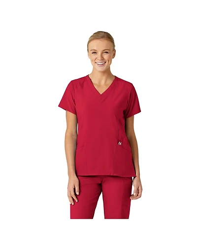Wink Women's W123 Stylized V-Neck Scrub Top