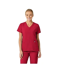 Wink Women's W123 Stylized V-Neck Scrub Top