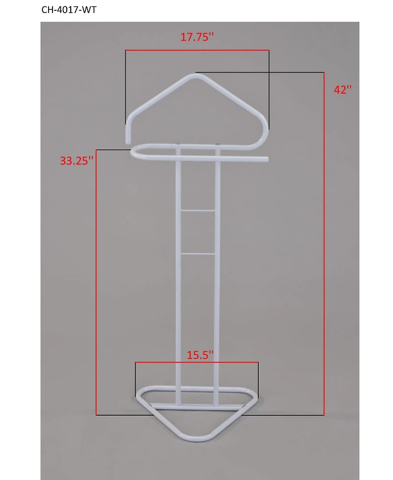 Kings Brand Furniture Kalblins Metal Clothing Wardrobe Suit Valet Rack Stand