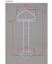 Kings Brand Furniture Kalblins Metal Clothing Wardrobe Suit Valet Rack Stand