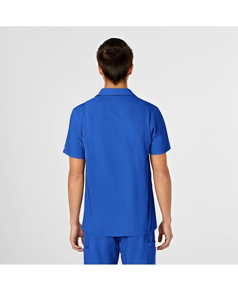 Wink Men's W123 Collar Scrub Top