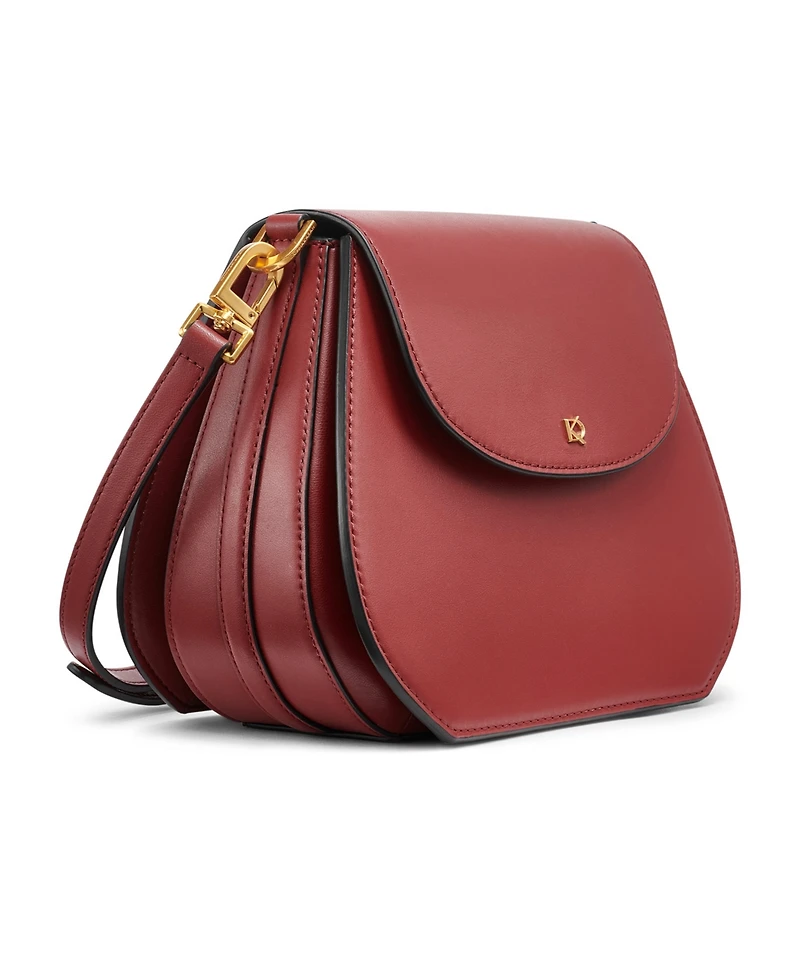 Donna Karan New York Bellerose Leather Flap Crossbody