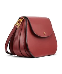 Donna Karan New York Bellerose Leather Flap Crossbody