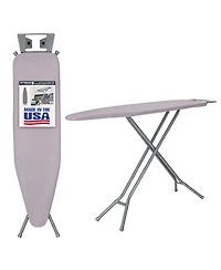 Seymour Home Products Adjustable Height, 4 Leg Ironing Board with Mesh Top and Iron Rest