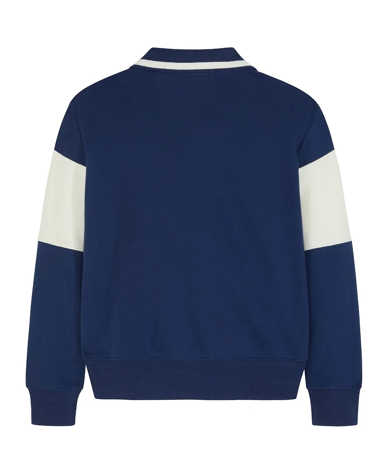 Scotch & Soda Big Boys French Terry Graphic Polo Shirt