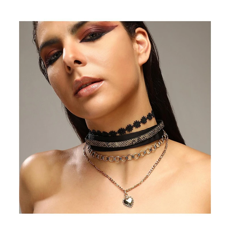 Sohi Women's The Suffragette Multi-Layer Necklace