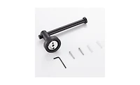 Thick Space Aluminum Toilet Paper Holder – Wall-Mounted Roll for Bathroom, Kitchen & Washroom