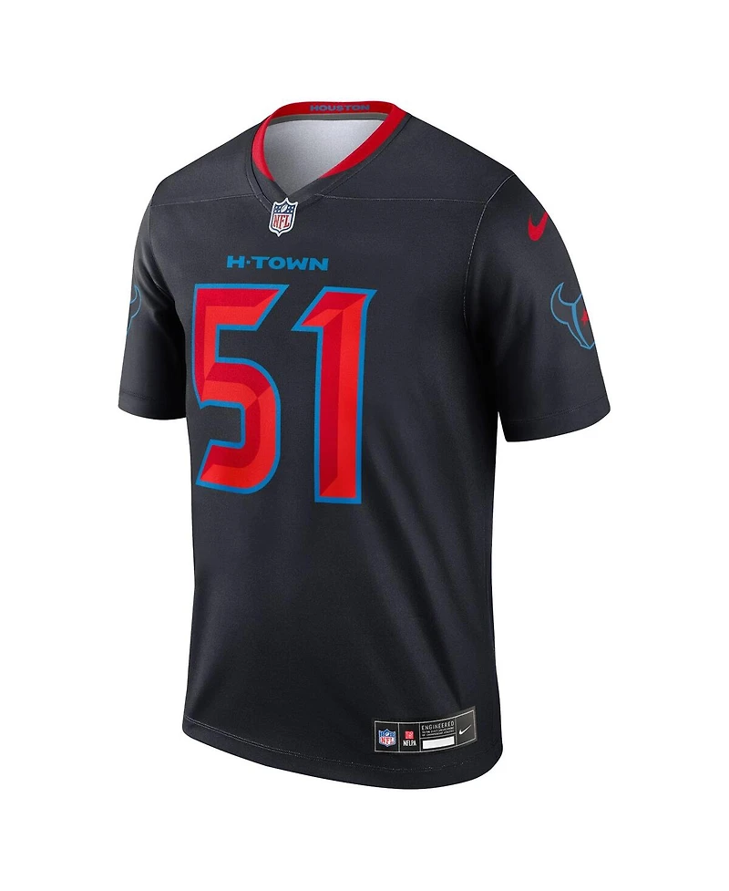Nike Men's Will Anderson Jr. Navy Houston Texans Alternate Legend Player Performance Top
