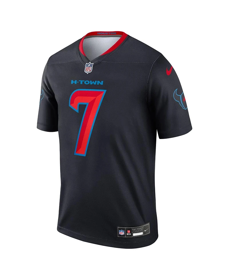 Nike Men's C.j. Stroud Navy Houston Texans 2nd Alternate Legend Player Performance Top