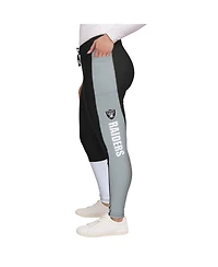 Wear by Erin Andrews Women's Las Vegas Raiders Color-block Leggings