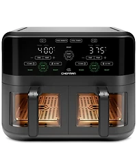 Chefman 6-Qt. Digital Dual-Cooking Double-Basket Air Fryer