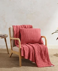 Tommy Bahama Home Chain Basket Knit Decorative Pillow, 20" x 20"