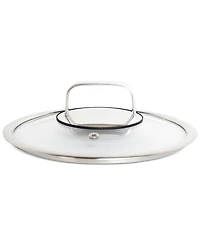 Livwell DiamondClad 8" Hybrid Nonstick Stainless Steel Frying Pan with Tempered Glass Lid