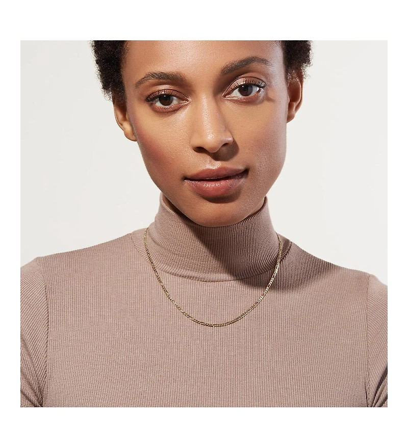 Ana Luisa Figaro Chain Necklace - Leo Regular Short