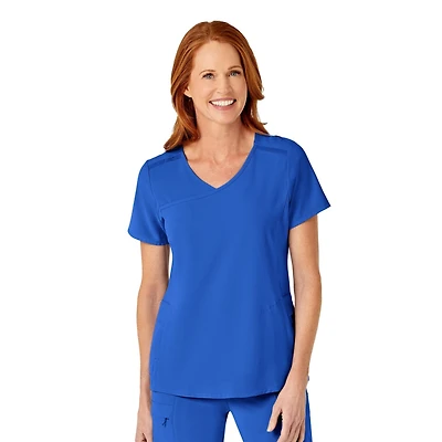 Wink Renew Women's Mock Wrap Scrub Top