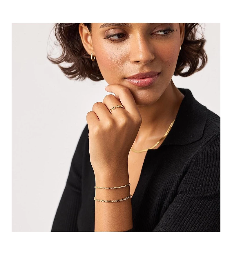 Ana Luisa Twisted Chain Bracelet - Lisa