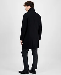 Nautica Men's Classic-Fit Bib Wool Blend Overcoat