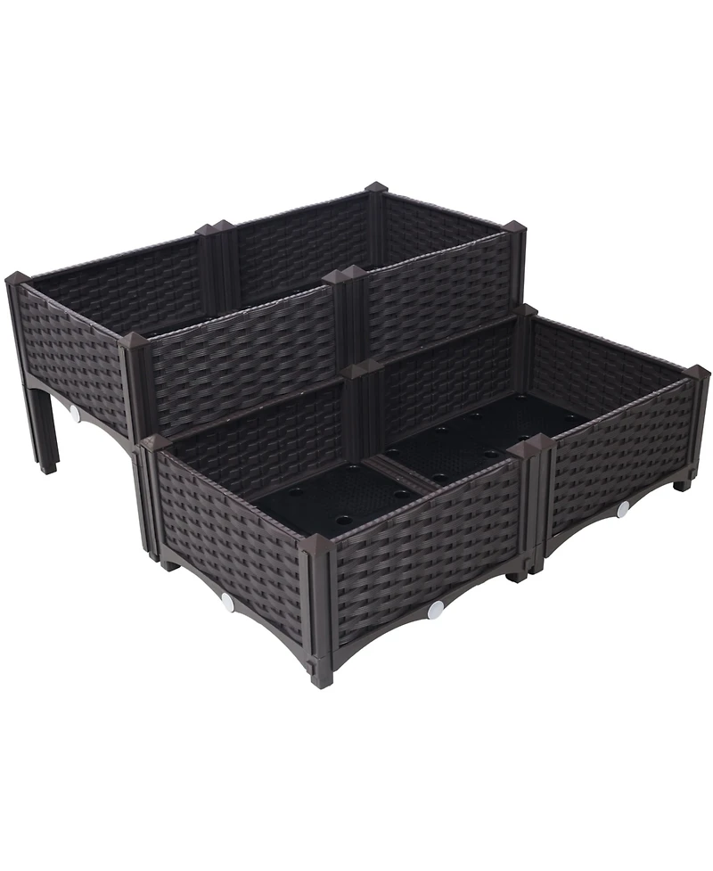 Streamdale Self-Watering Raised Garden Bed (4 Piece)