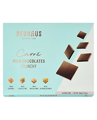 Neuhaus Carre Assorted Crunchy Milk Chocolates, 40 Piece