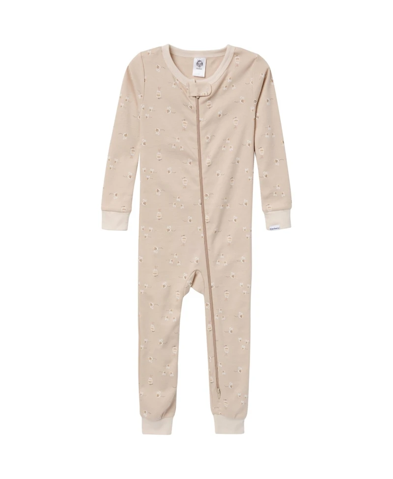 Baby Girls' Snug Fit Footless Pajamas, 3-Pack