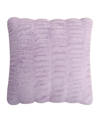 Juicy Couture Pleated Faux Fur Decorative Pillow, 20" x 20"