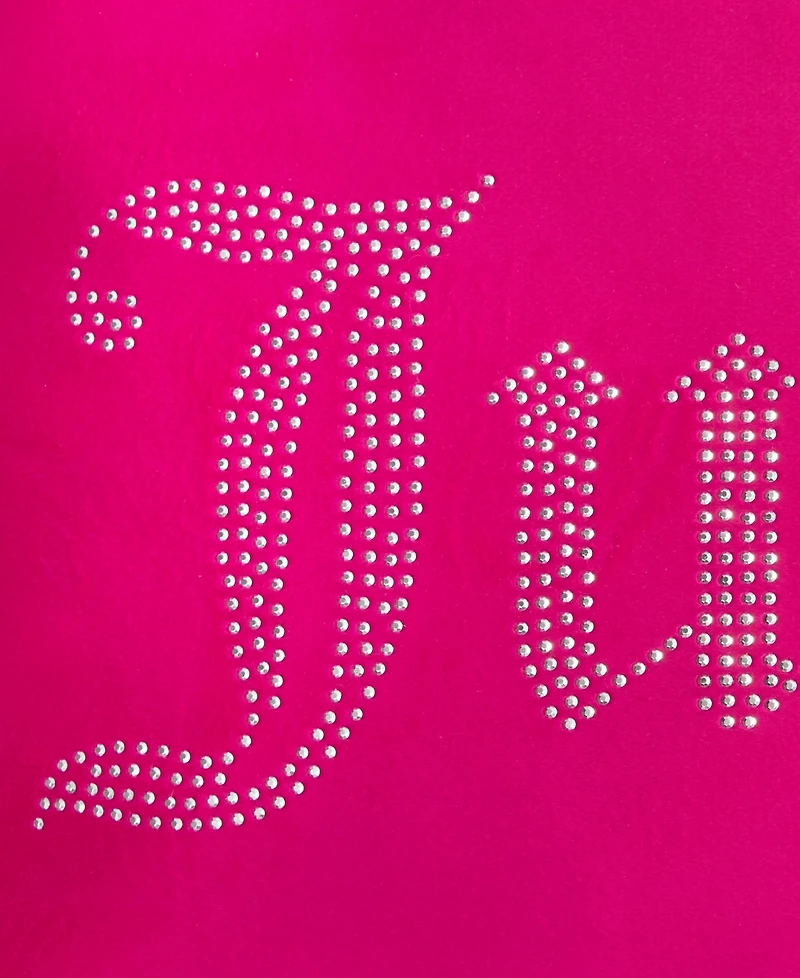 Juicy Couture Rhinestone Logo Decorative Pillow, 20" x