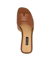 Nine West Women's Germani Woven Flat Slip-On Sandals