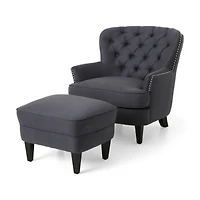 Streamdale Furniture Club Chair+Ottoman