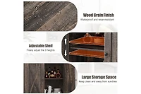 gaomon Buffet Cabinet Farmhouse Storage with Doors and Shelves, Buffets Sideboards Entryway Accent Console fo