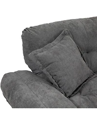 Streamdale Chenille Sofa with Pillows & Memory Foam