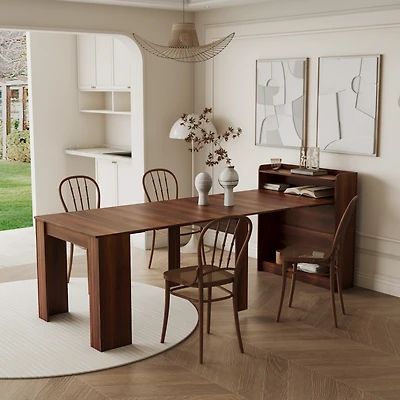 Streamdale Modern Extendable Dining Table with Storage
