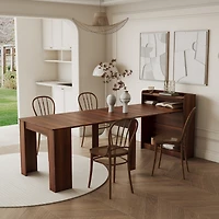 Streamdale Modern Extendable Dining Table with Storage