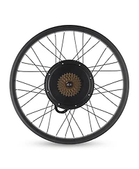 Yescom 26"x4" Fat Tire 48V Ebike Electric Rear Wheel Bicycle Conversion Kit Lcd 1000W Dual Controller