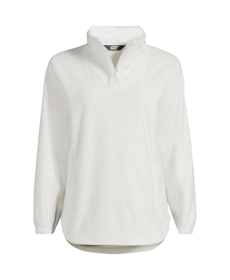 Lands' End Women's Luxe Fleece Quarter Zip