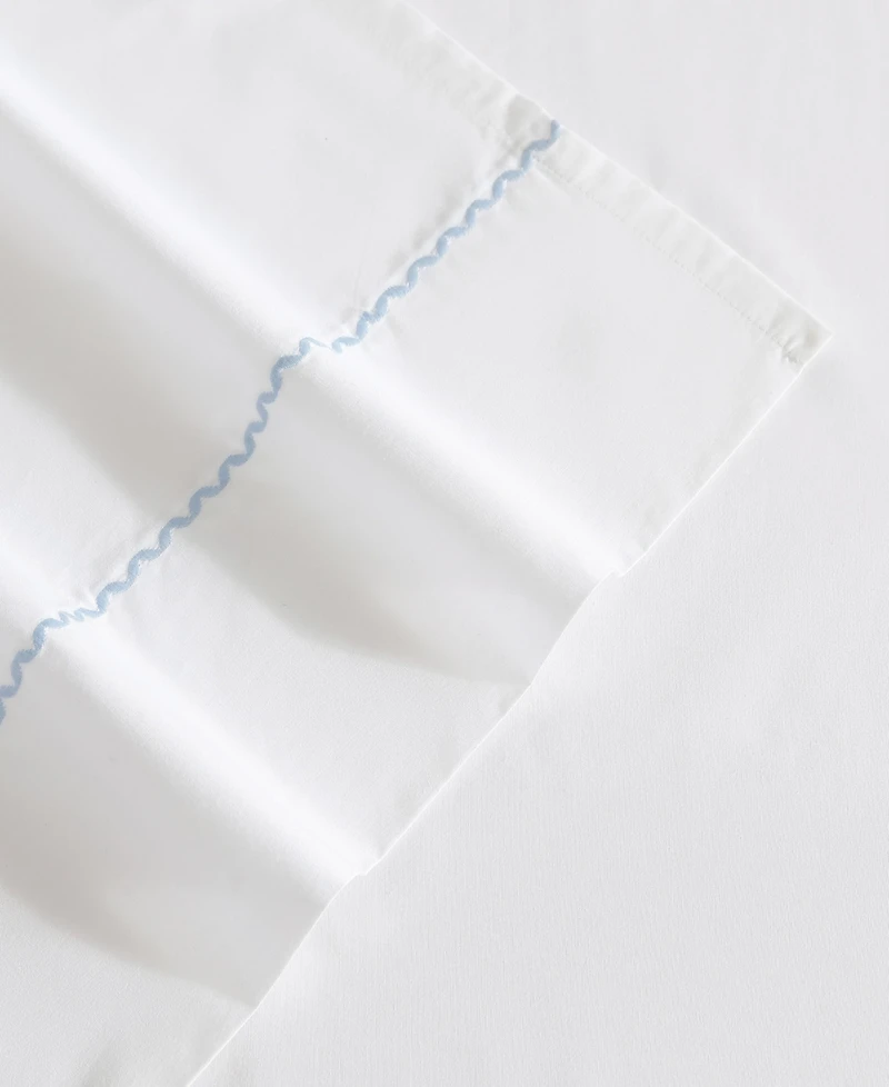 Laura Ashley 200-Thread Count Cotton Percale 4 -Pc. Sheet Set, Full