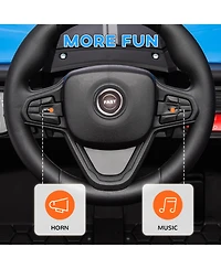 Qaba 12V Ride On Truck Utv Toy with 4-Wheel Suspension, Remote