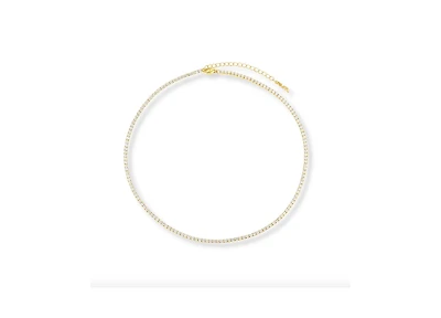 Rachelment 2MM Tennis Necklace