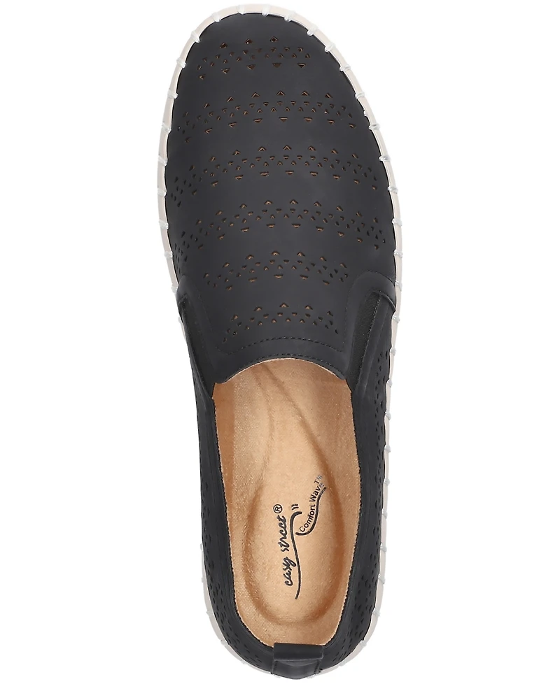Easy Street Women's Peppy Slip-On Platform Sneakers