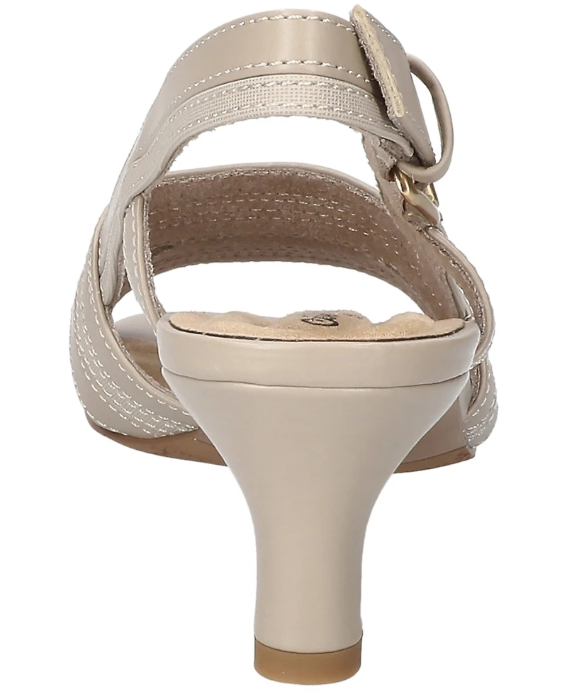 Easy Street Women's Meghan Slingback Heeled Sandals
