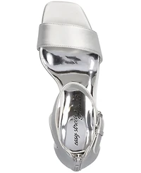 Easy Street Women's Ro Square Toe Heeled Sandals