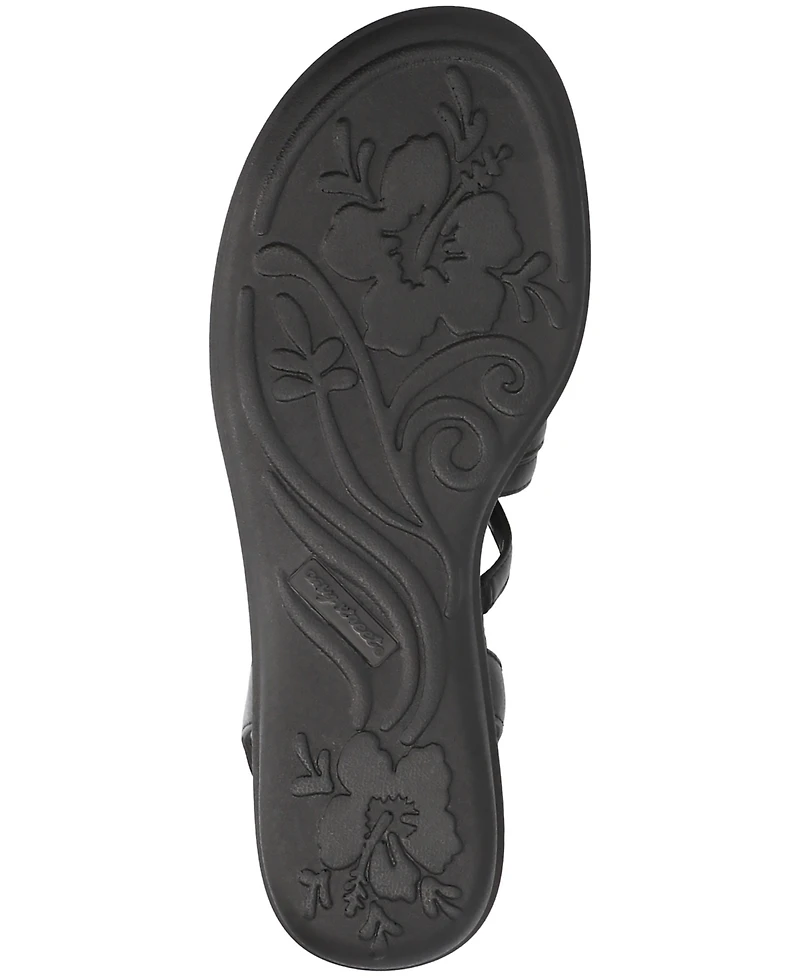 Easy Street Women's Daylily Gladiator Buckle Flat Sandals