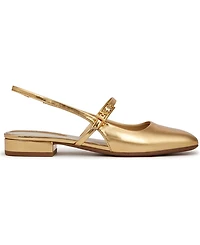 Franco Sarto Women's Destin Square Toe Mary Jane Slingback Flats