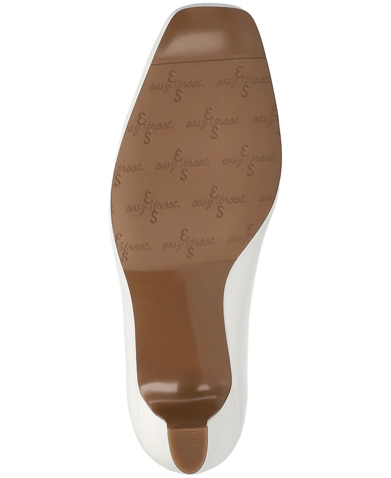 Easy Street Women's Poet Square Toe Pumps