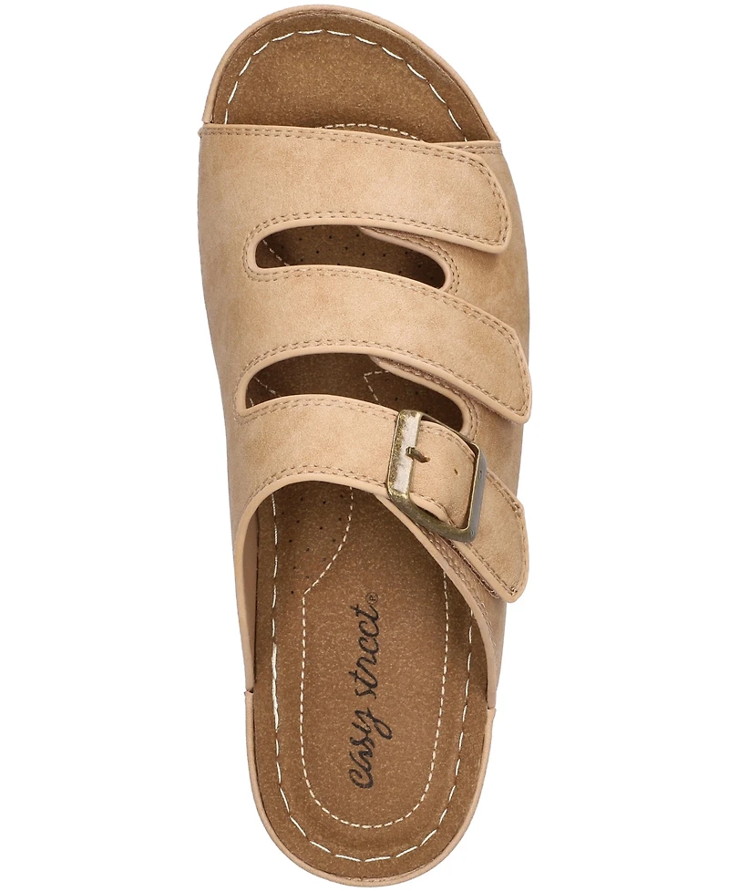Easy Street Women's Pinterry Comfort Slide Sandals
