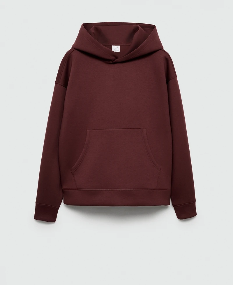 Mango Men's Relaxed-Fit Hooded Sweatshirt