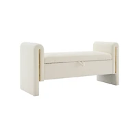 Streamdale Teddy Bed Bench with Storage and Arms
